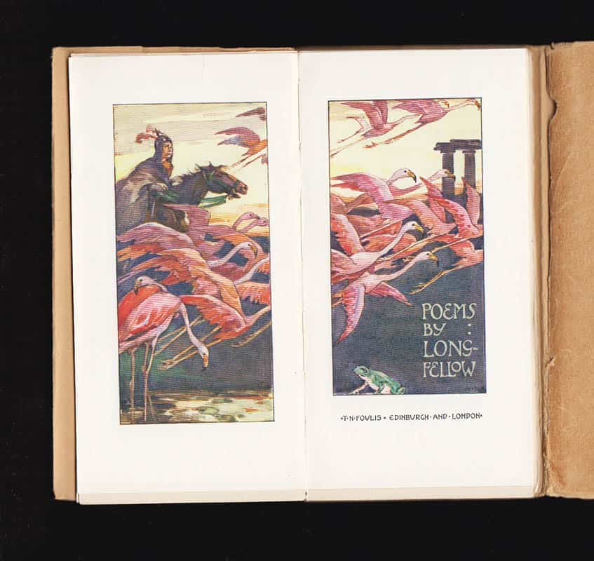 Henry Wadsworth Longfellow : Poems of Longfellow (oskriven kuvertbok)