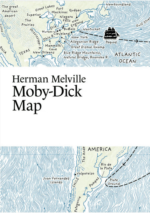 Herman Melville : Moby-Dick Map