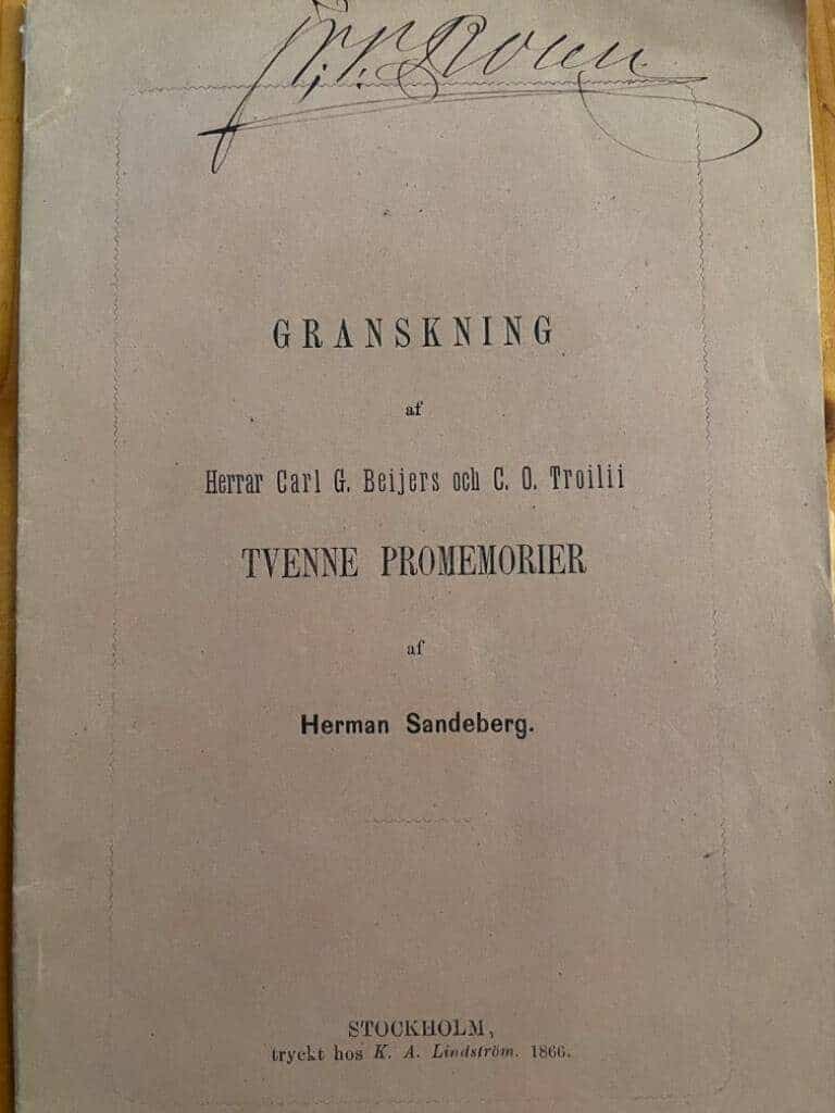 Herman Sandeberg : [Järnväg