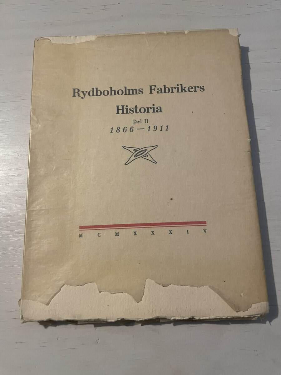 Hilding Danielson : Rydboholms fabrikers historia del II (2) - 1866-1911