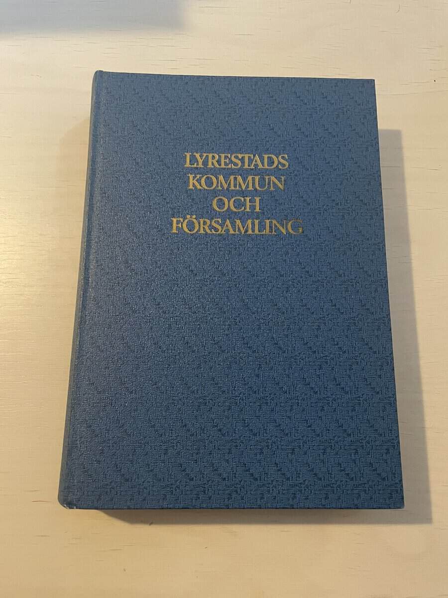 Hilding Johansson : Lyrestads kommun och församling