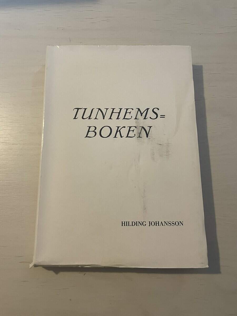 Hilding Johansson : Tunhemsboken