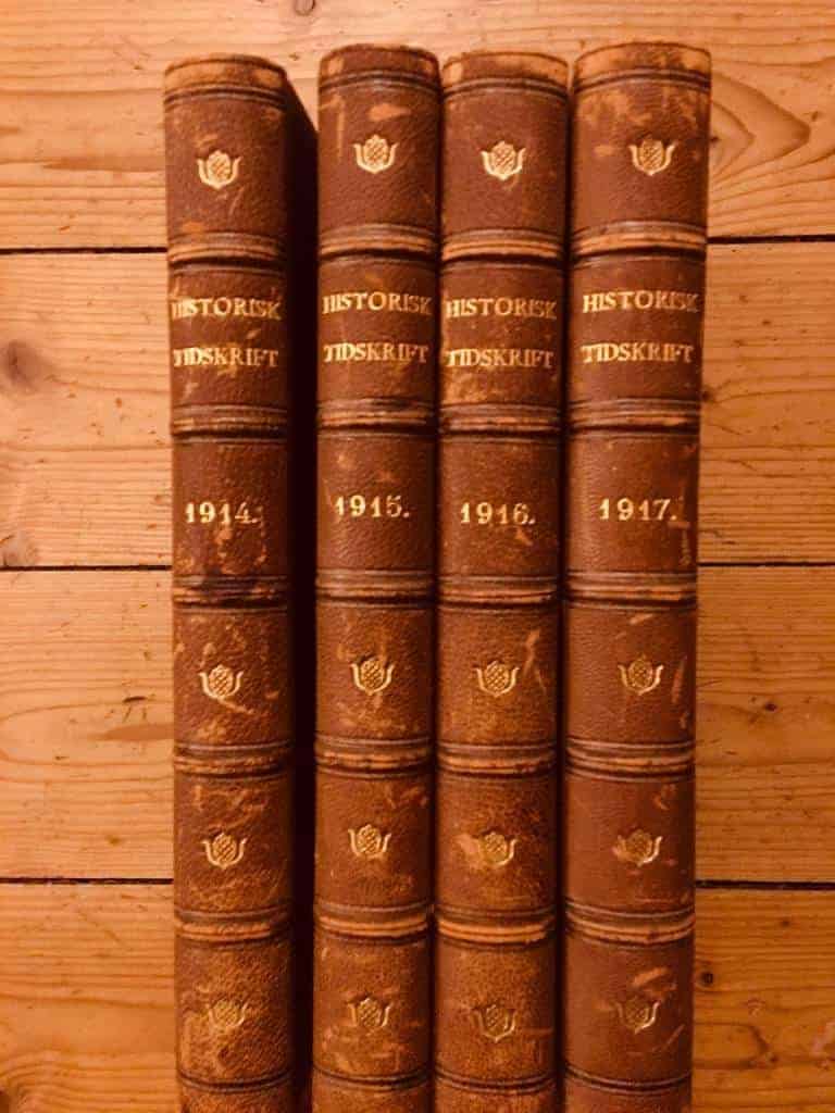 Historisk tidskrift 1914-1917 (4 volymer)