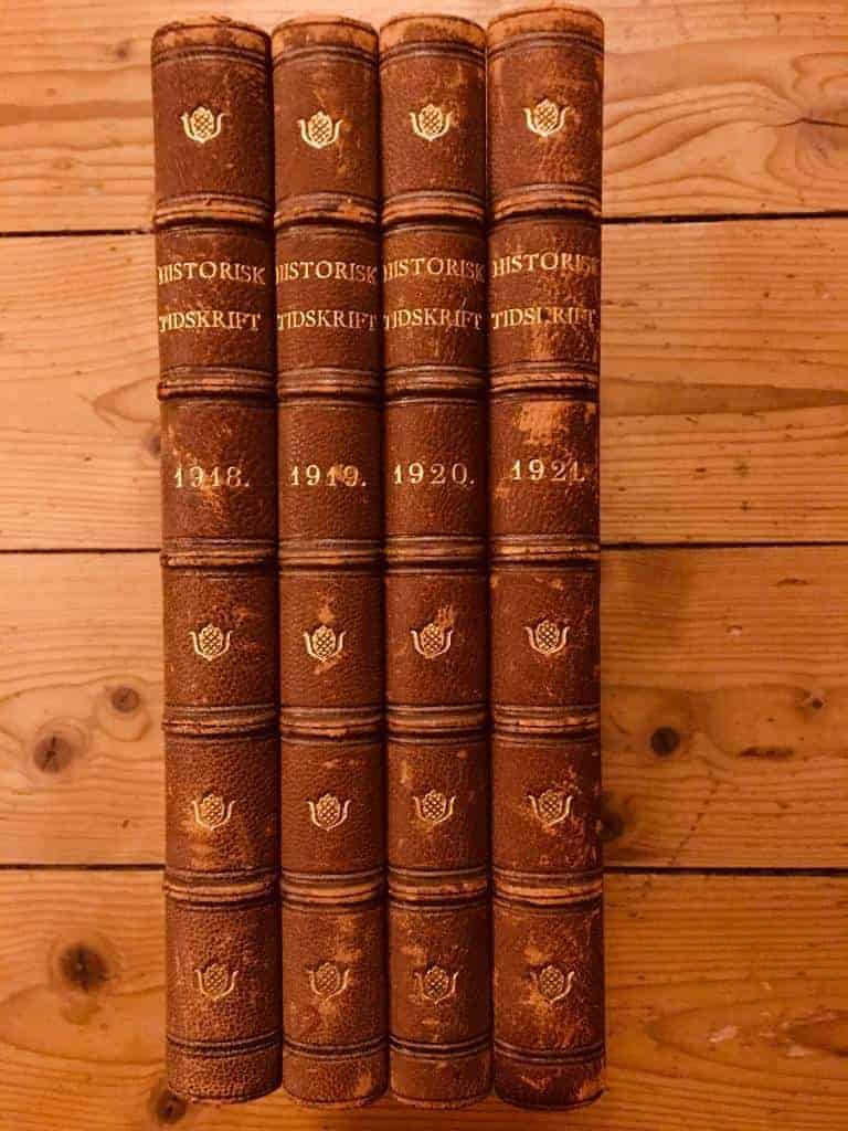 Historisk tidskrift 1918-1921 (4 volymer)