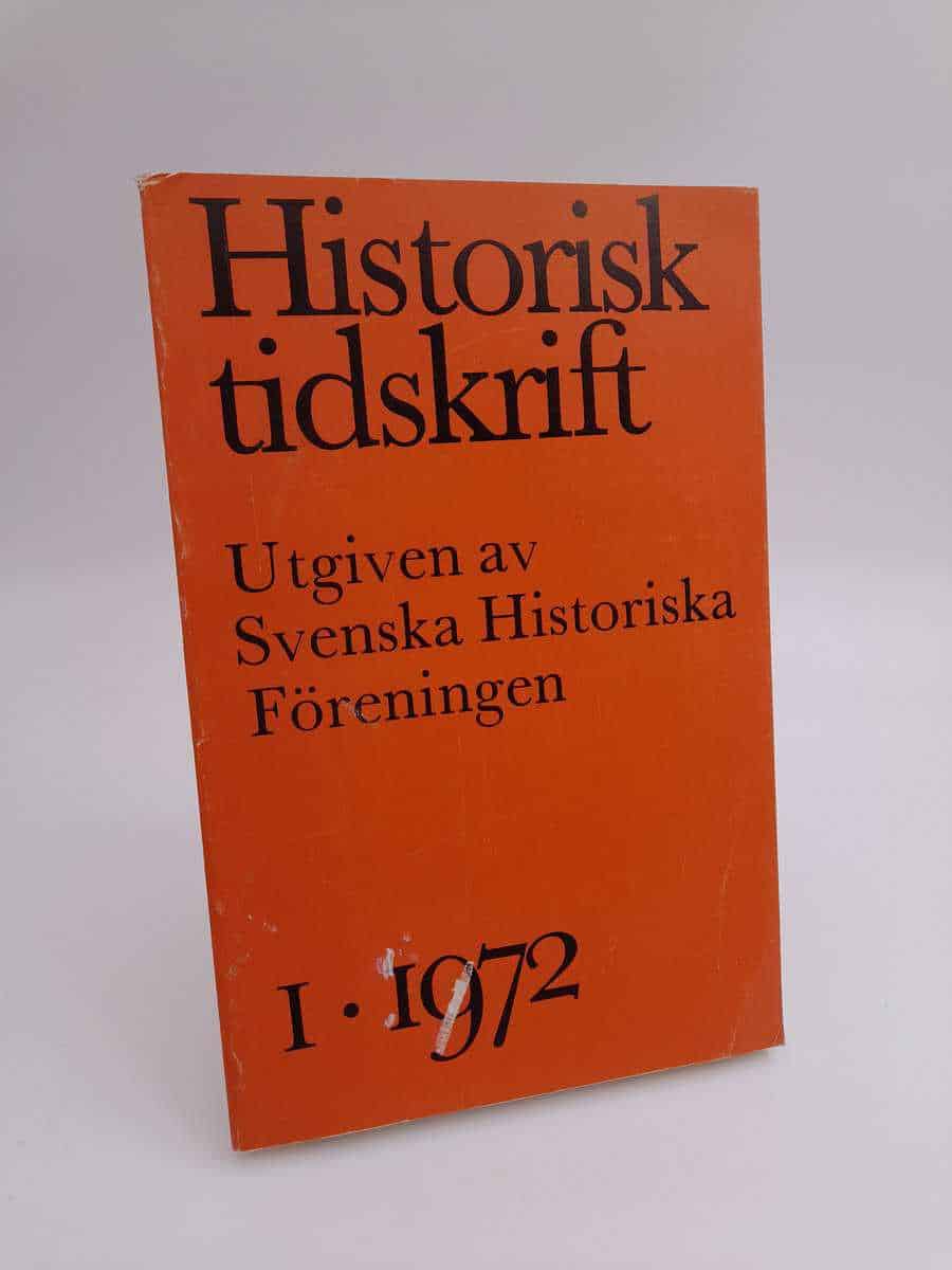 Historisk tidskrift : 1972/1