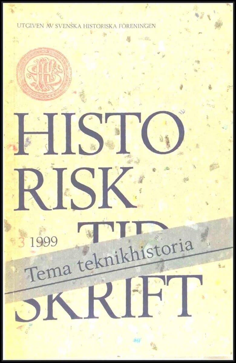 Historisk tidskrift : 1999 / 3