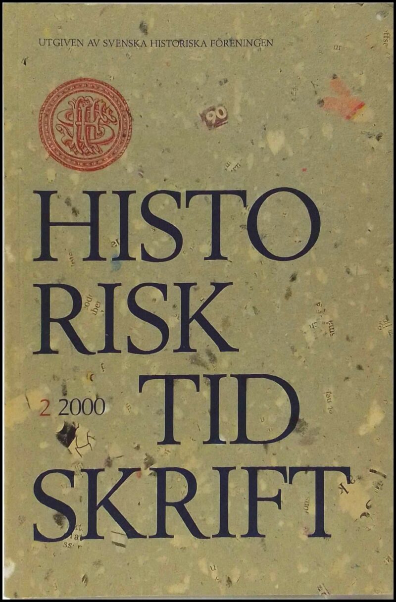 Historisk tidskrift : 2000 / 2