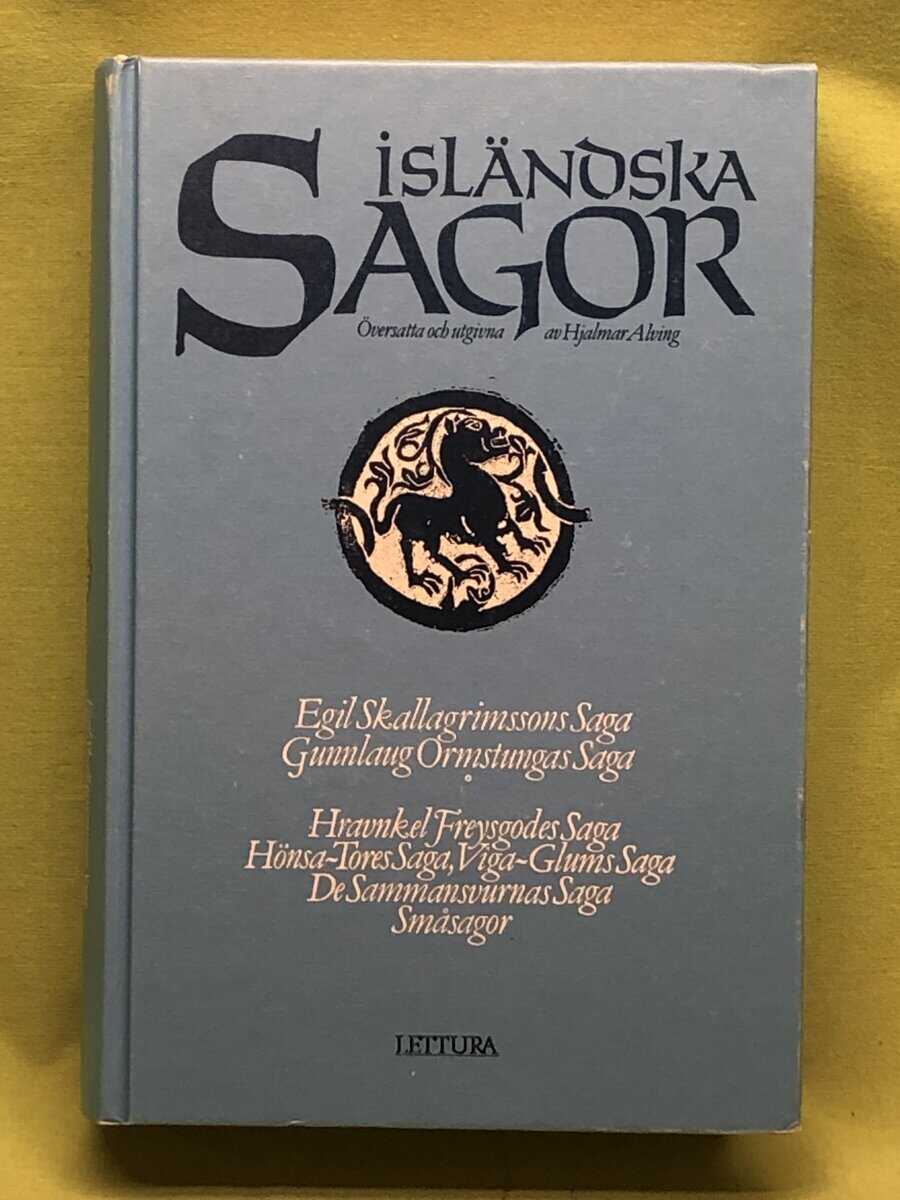 Hjalmar Alving : Isländska sagor; Del 1-2 (sambundet)