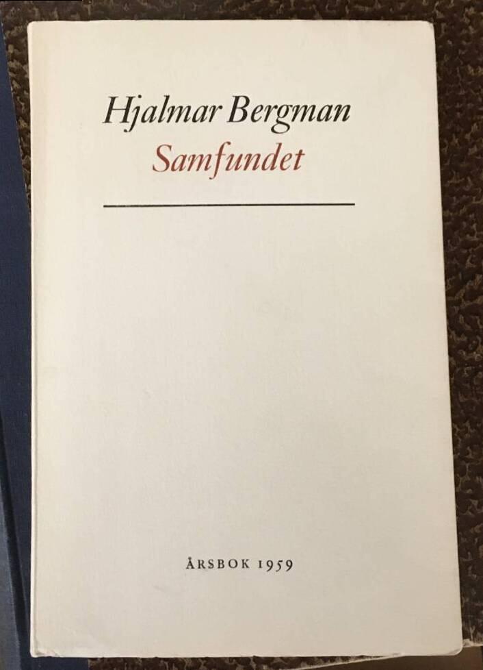 Hjalmar Bergman Samfundet årsskrifter 25 årgångar
