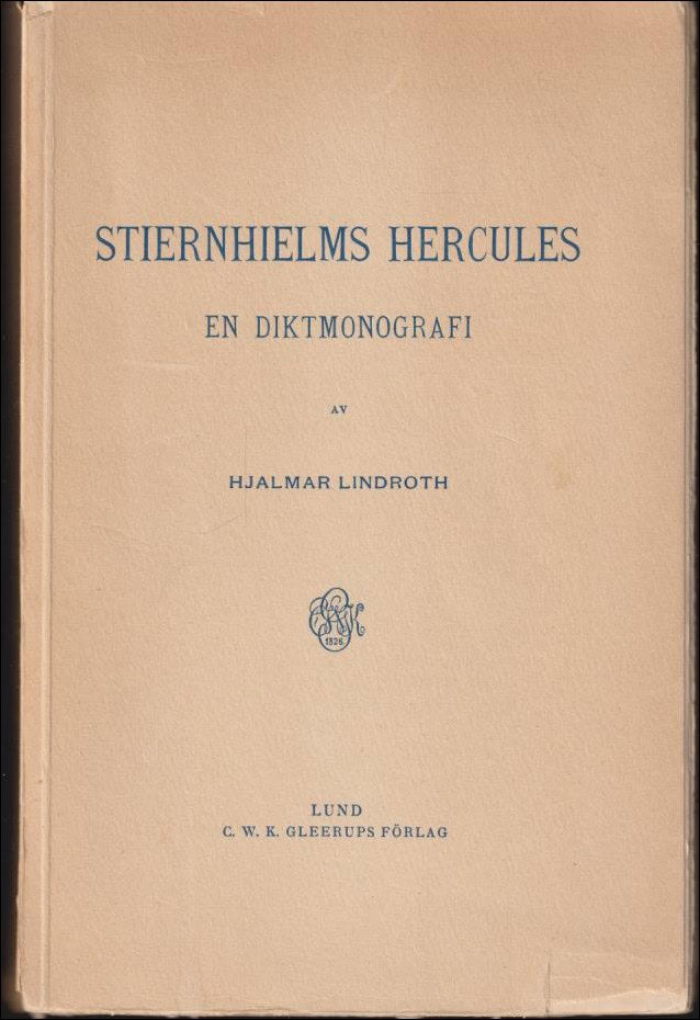 Hjalmar Lindroth : Stiernhielms Hercules