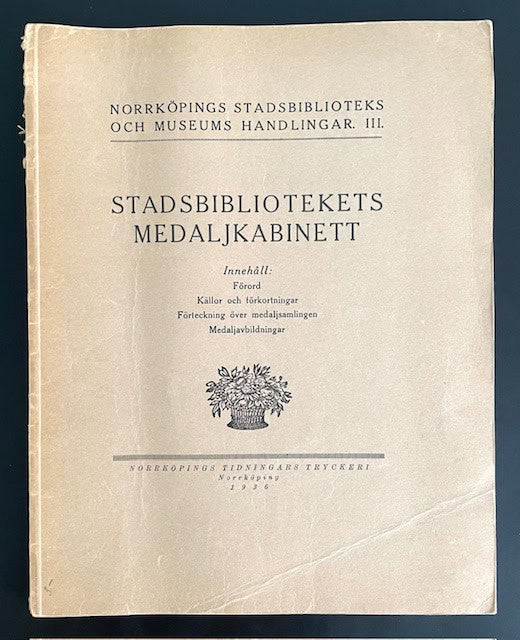 Hjalmar. Lundgren : Stadsbibliotekets medaljkabinett.