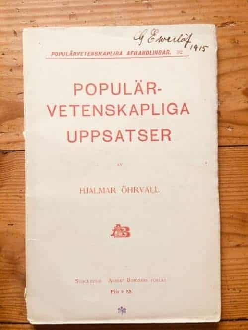 Hjalmar Öhrvall : Populärvetenskapliga uppsatser