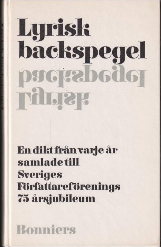 Hjorth, daniel ; Key-Åberg, Sandro (urv.) : Lyrisk backspegel