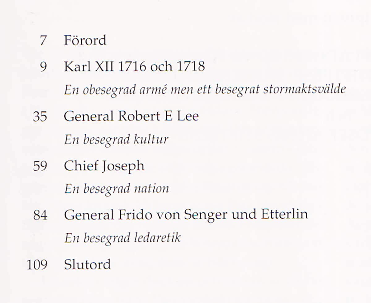 Hodder Stjernswärd : Ve de besegrade