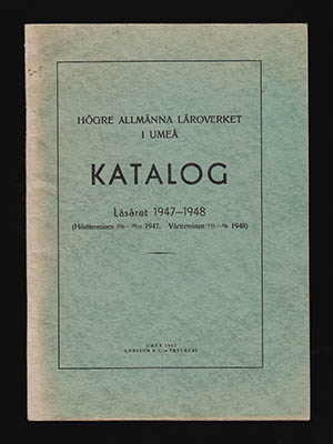 Högre allmänna läroverket i Umeå