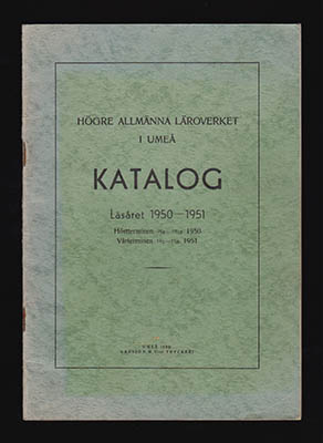 Högre allmänna läroverket i Umeå