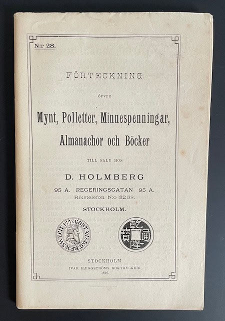 Holmberg : Förteckning Nr 28 (Holmbergs lagerlista)