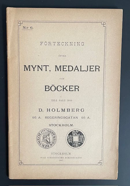 Holmberg : Förteckning Nr 6 (Holmbergs lagerlista)