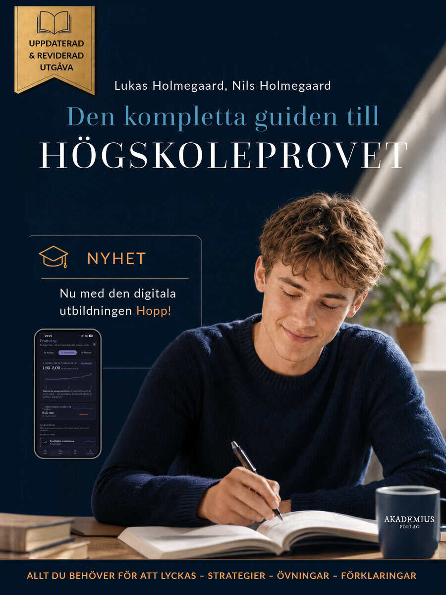 Holmegaard, Nils ; Holmegaard, Lukas : Den kompletta guiden till högskoleprovet