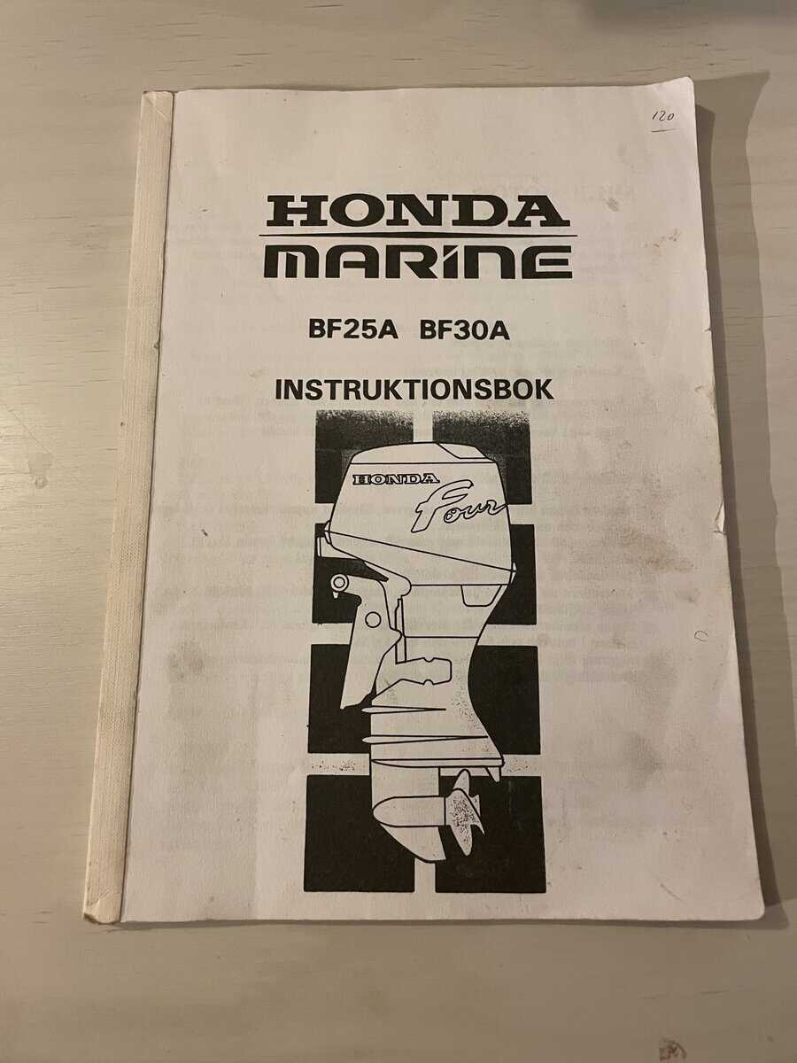 Honda Marine - BF25A BF30A - Instruktionsbok