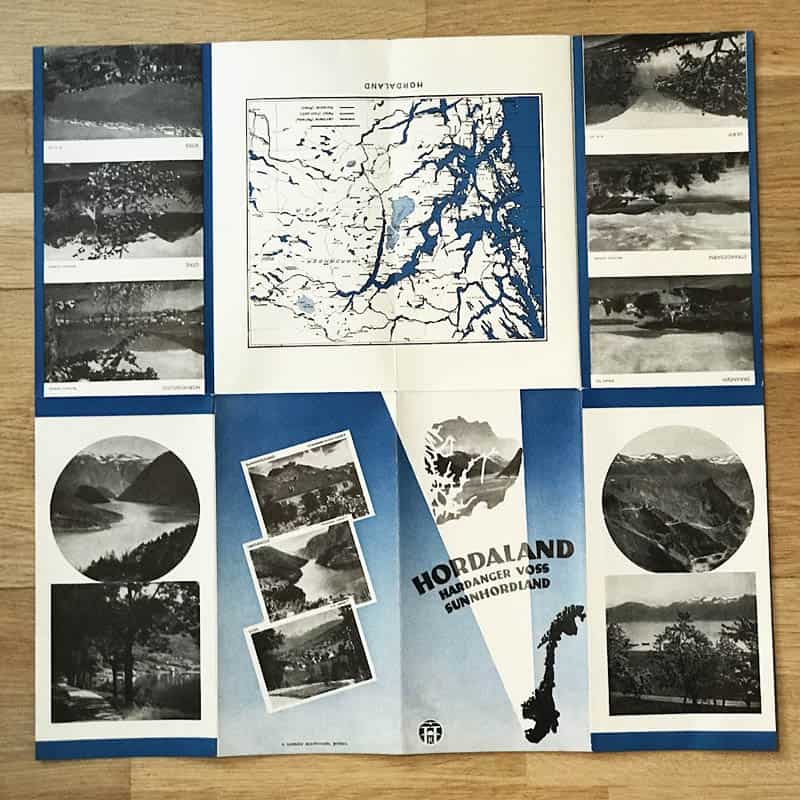 Hordaland Hardanger Voss Sunnhordland (Turistbroschyr)