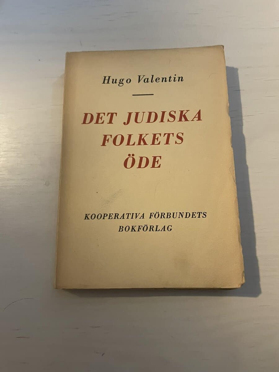 Hugo Valentin : Det judiska folkets öde