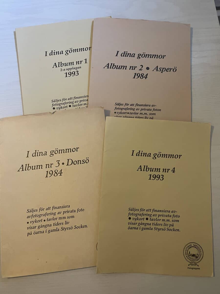 I dina gömmor - Album 1-4- Bilder från Asperö - Styrsö - Donsö