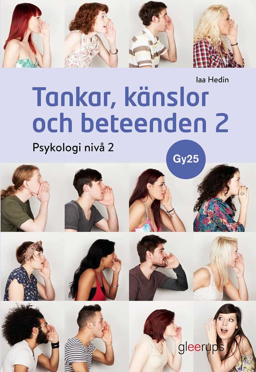 Iaa Hedin : Tankar, känslor och beteenden Psykologi 2, bok, Gy25