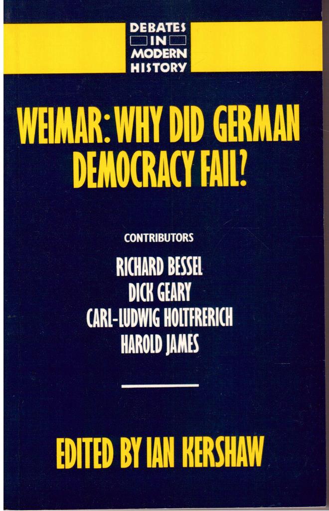 Ian Kershaw : Weimar
