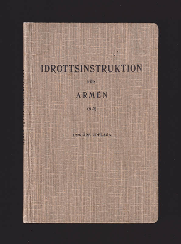 Idrottsinstruktion för armén (II). Fastställd 1926