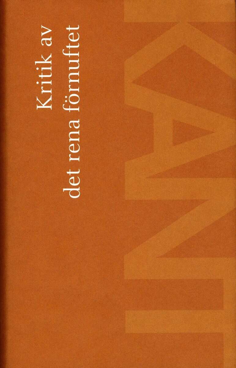 Immanuel Kant : Kritik av det rena förnuftet