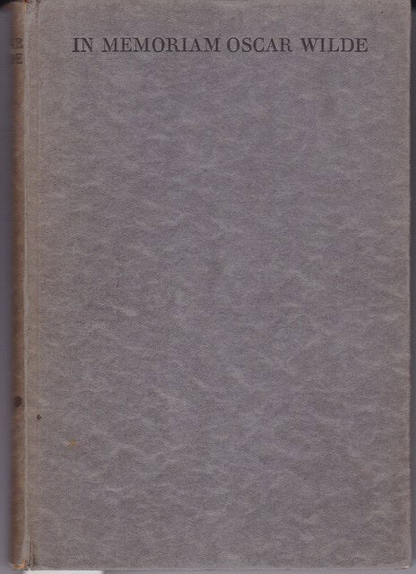 In Memoriam Oscar Wilde : Wilde