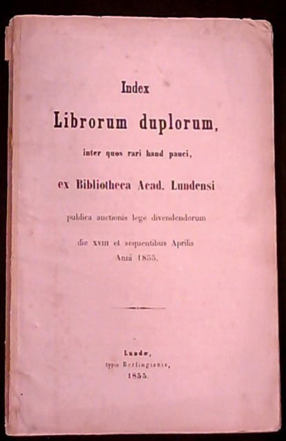 Index librorum duplorum