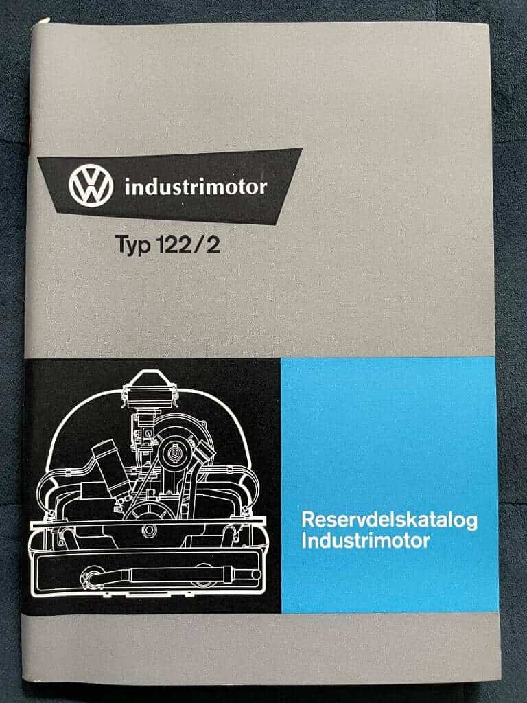 Industrimotor Typ 122/2 Reservdelskatalog Industrimotor