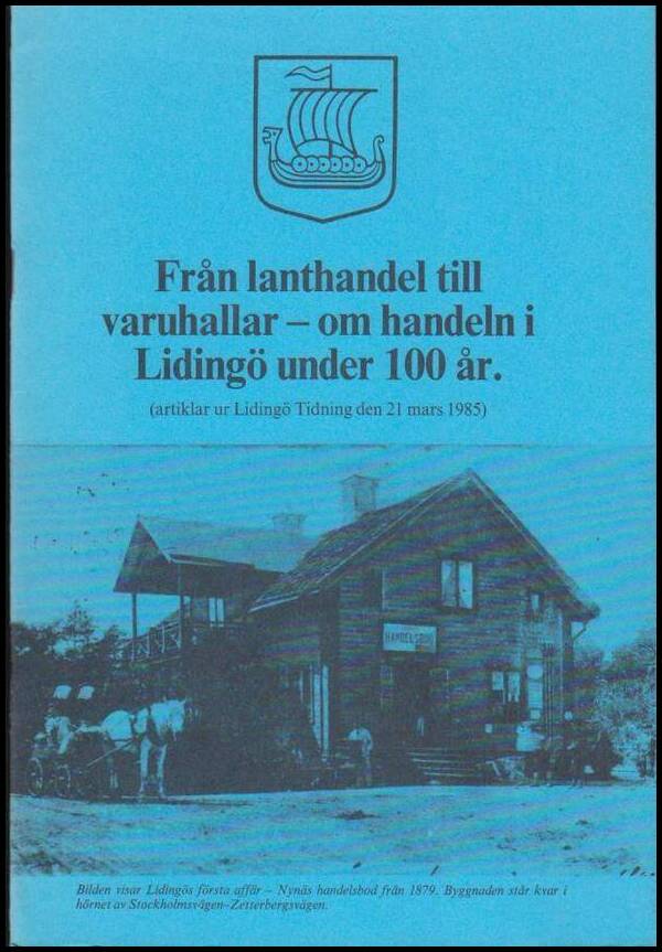 Ingemar Andersson : Från lanthandel till varuhallar