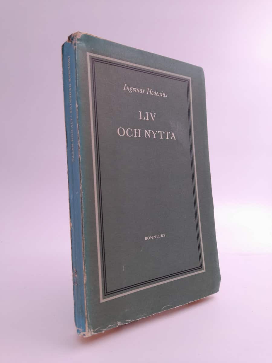 Ingemar Hedenius : Liv och nytta