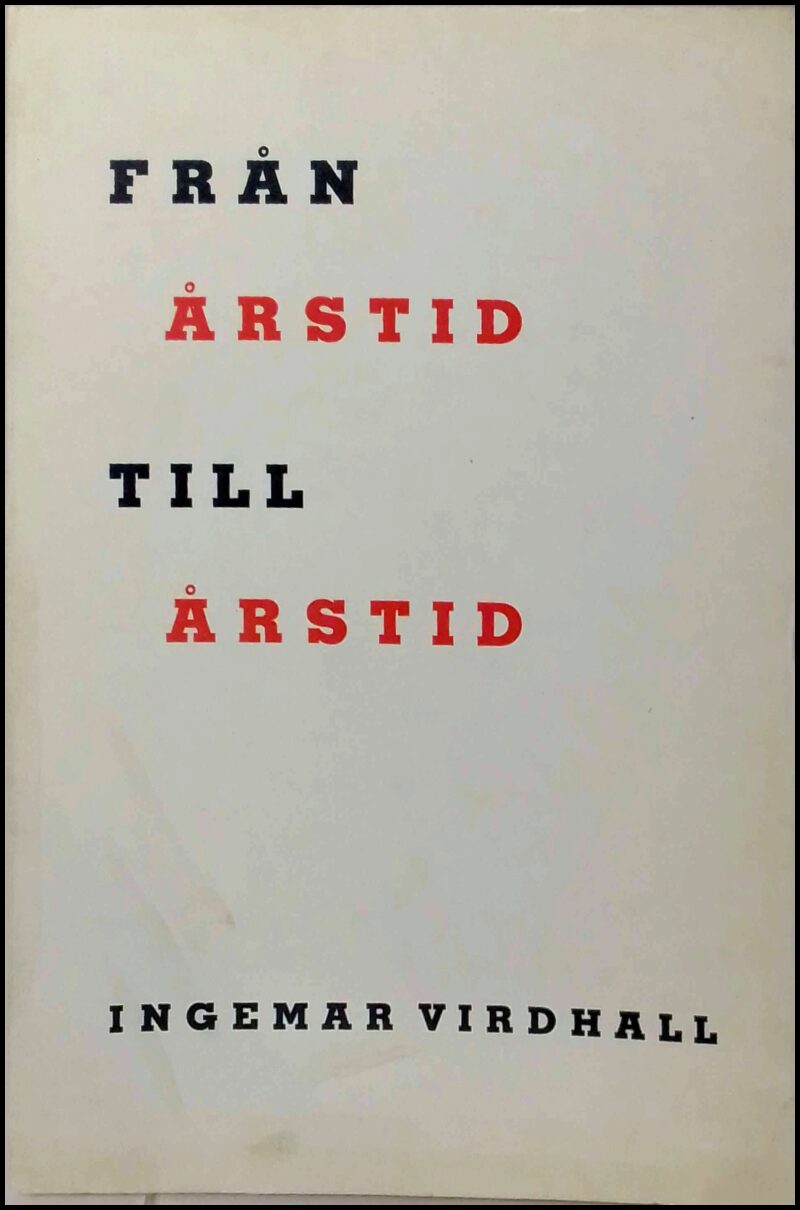Ingemar Virdhall : Från årstid till årstid