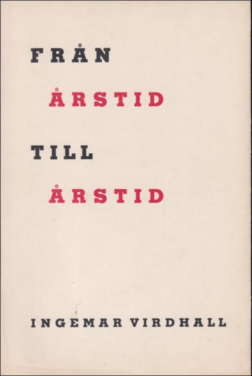 Ingemar Virdhall : Från årstid till årstid
