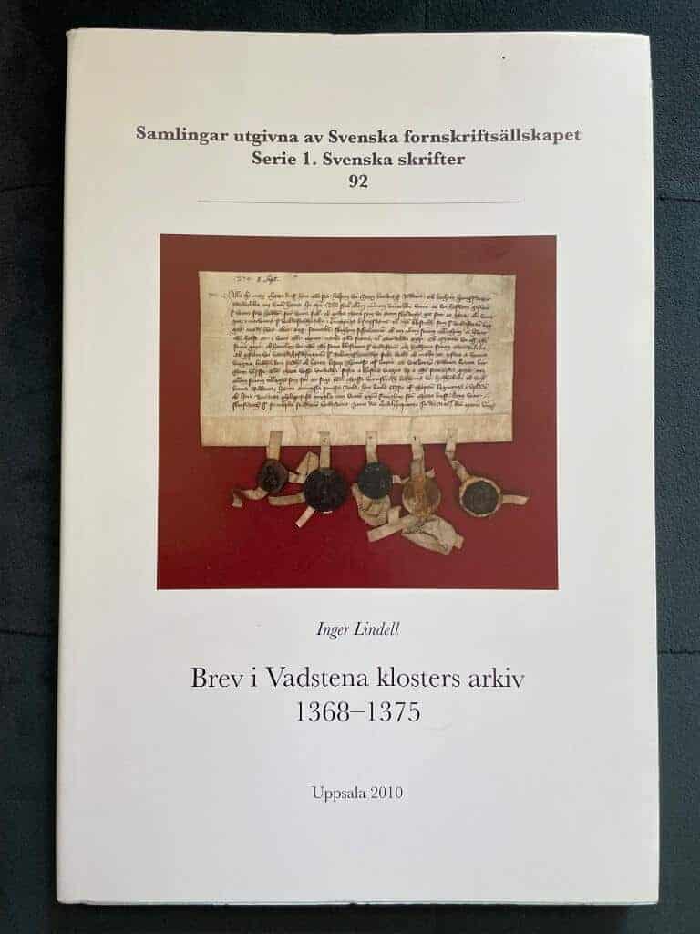 Inger Lindell : Brev i Vadstena klosters arkiv 1368–1375