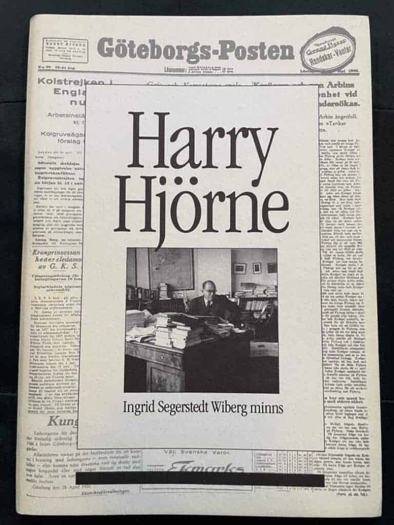 Ingrid Segerstedt Wiberg : Harry Hjörne