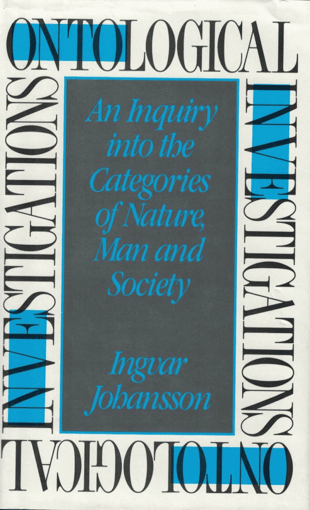 Ingvar Johansson : Ontological investigations