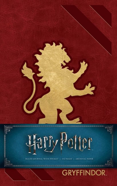 Insight Editions : Harry potter gryffindor hardcover ruled journal - redesign