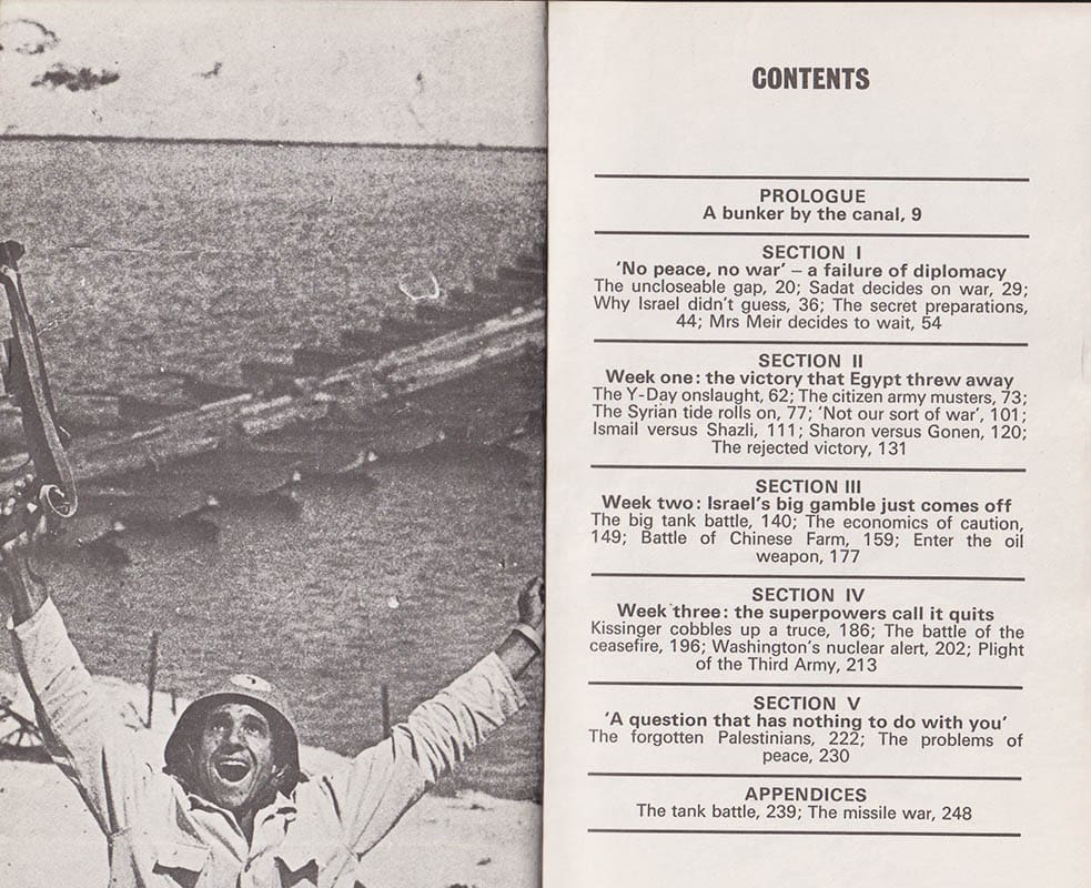 Insight on the Middle-East War. By the Insight Team of the Sunday Times (Israel-Arab War 1973)