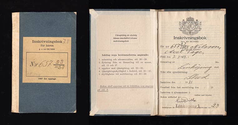 Inskrivningsbok 1927 års upplaga