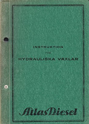 Instruktion för hydrauliska växlar