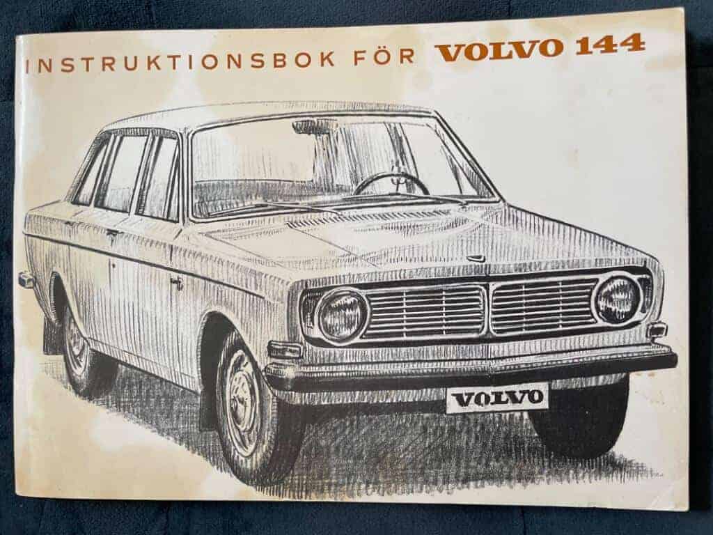 Instruktionsbok för VOLVO 144
