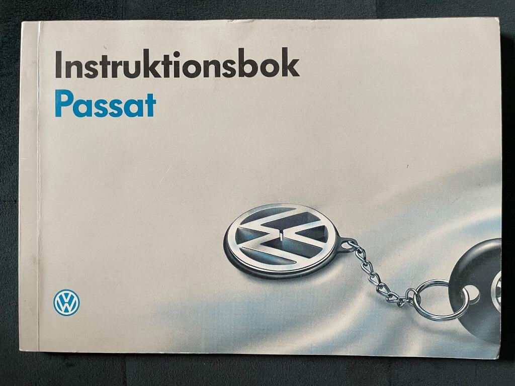 Instruktionsbok Passat 1995