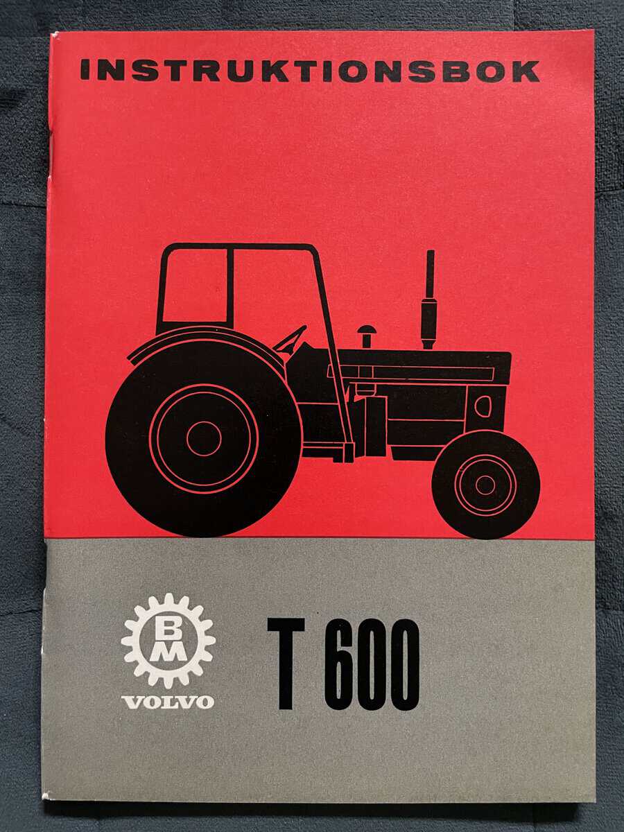 Instruktionsbok Volvo BM T 600
