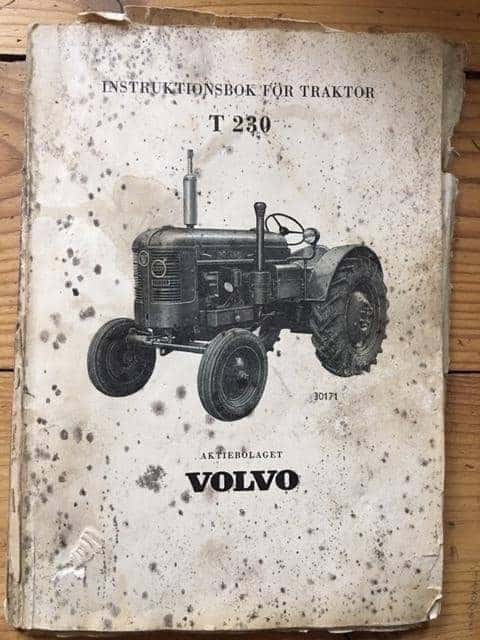 Instruktionsbok Volvo T 230