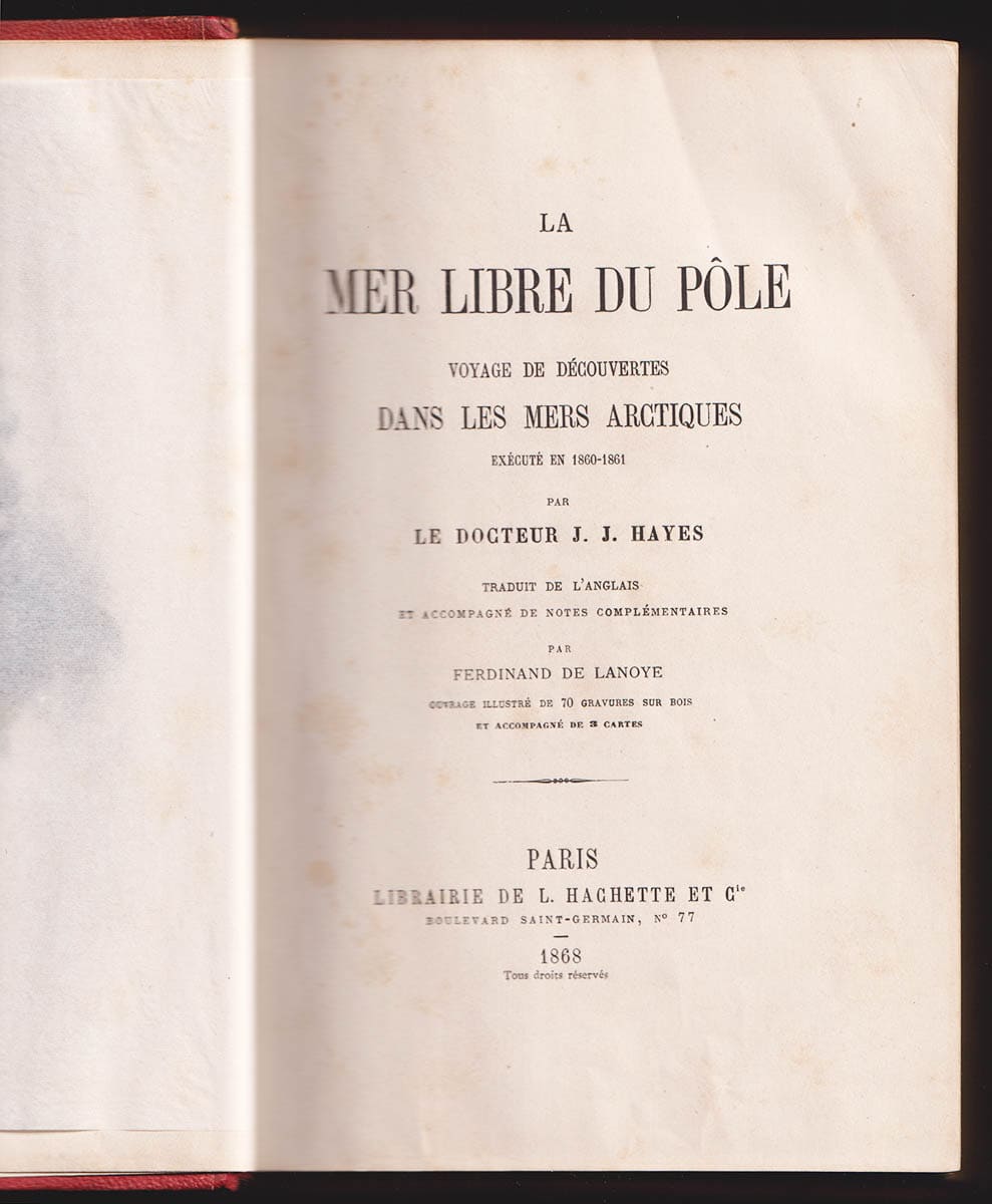Isaac Israel Hayes : La mer libre du Pôle